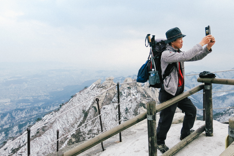 hiking bukhansan korea