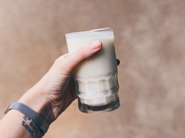 Yoghurt in a glass